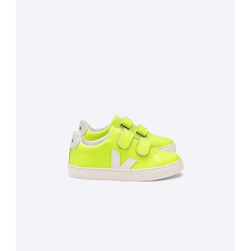 Zapatillas Veja ESPLAR LEATHER Niños Verde | España 822VRW